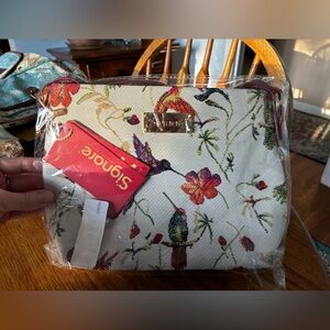 NWT Signare Tapestry Purse Hummingbird Pattern
